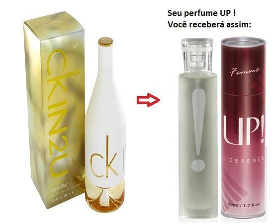 perfume Feminino CK in2u  her da up essencias 50ml