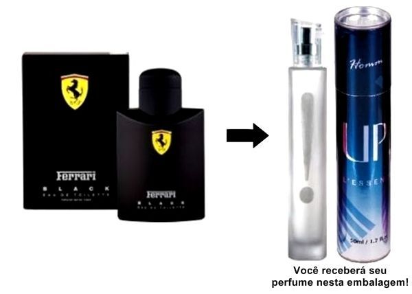 perfume masculino Ferrari black da up essencias 50ml