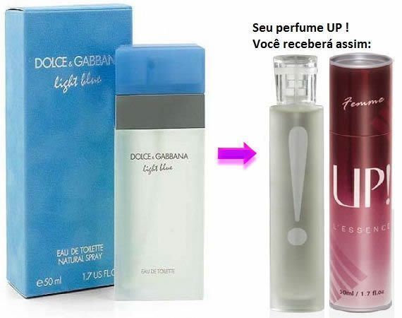 perfume Feminino DeG light blue da up essencias 50ml
