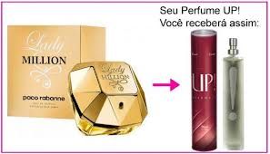 perfume Feminino lady million da up essencias 50ml