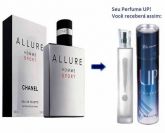 perfume masculino allure sport  da up essencias 50ml